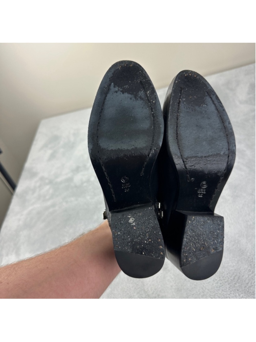 3.1 Phillip Lim Women's Size 5 US Alexa Black Leather Ankle Booties SHE6-T186SPX - Picture 3 of 11